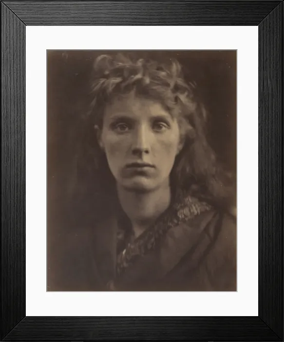 Framed Print : The Mountain Nymph Sweet Liberty, 1866. Creator: Julia Margaret Cameron Framed Print : The Mountain Nymph Sweet Liberty, 1866. Creator: Julia Margaret Cameron