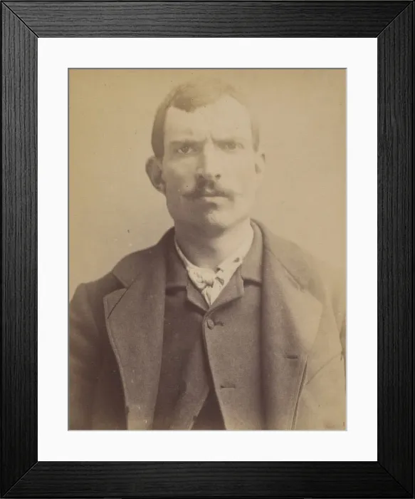 Framed Print : Poirier. Jacques, etienne. 30 ans, ne a Gien (Loiret) Framed Print : Poirier. Jacques, etienne. 30 ans, ne a Gien (Loiret)