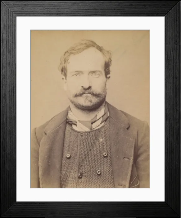 Framed Print : Remond. emile, Adolphe. 34 ans, ne a Bagnolet (Seine). Carrier. Anarchiste Framed Print : Remond. emile, Adolphe. 34 ans, ne a Bagnolet (Seine). Carrier. Anarchiste