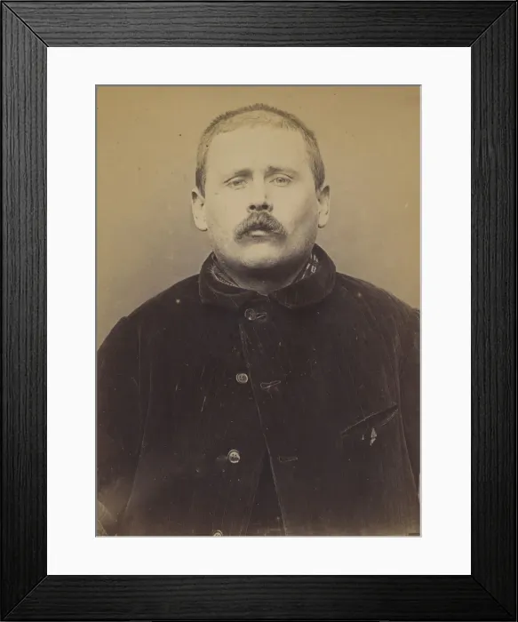 Framed Print : Theriez. Louis (ou Perriez). 35 ans, ne le 29 / 8 / 58 a Paris. ebeniste Framed Print : Theriez. Louis (ou Perriez). 35 ans, ne le 29 / 8 / 58 a Paris. ebeniste