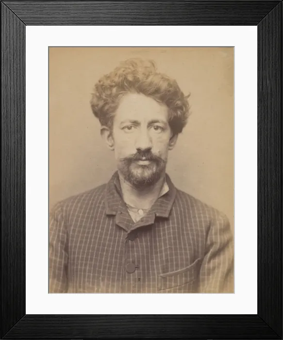Framed Print : Grugeau. Alfred, Alphonse. 26 ans, ne a Tours (Indre & Loire). Cordonnier Framed Print : Grugeau. Alfred, Alphonse. 26 ans, ne a Tours (Indre & Loire). Cordonnier