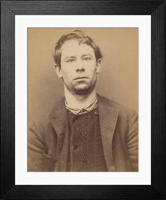 Framed Print : Wallays. Charles. 29 ans, ne a Lille. Tailleur d habits. Anarchiste. 9 / 3 / 94 Framed Print : Wallays. Charles. 29 ans, ne a Lille. Tailleur d habits. Anarchiste. 9 / 3 / 94
