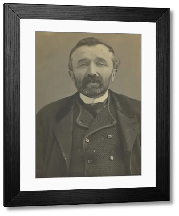 Framed Print : Renard. Pierre, Alfred. 46 ans, ne a Flain (Haute-Saone) le 27 / 4 / 46 Framed Print : Renard. Pierre, Alfred. 46 ans, ne a Flain (Haute-Saone) le 27 / 4 / 46