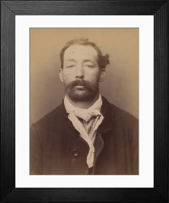 Framed Print : Boutel. Joseph. Louis. 34 ans, ne a Bonnay (Eure). Corroyeur. Anarchiste Framed Print : Boutel. Joseph. Louis. 34 ans, ne a Bonnay (Eure). Corroyeur. Anarchiste