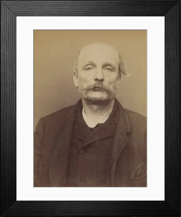 Framed Print : Castallou. Charles. 53 ans, ne le 4 / 10 / 41 a Paris IIe. Tapissier. Anarchiste Framed Print : Castallou. Charles. 53 ans, ne le 4 / 10 / 41 a Paris IIe. Tapissier. Anarchiste
