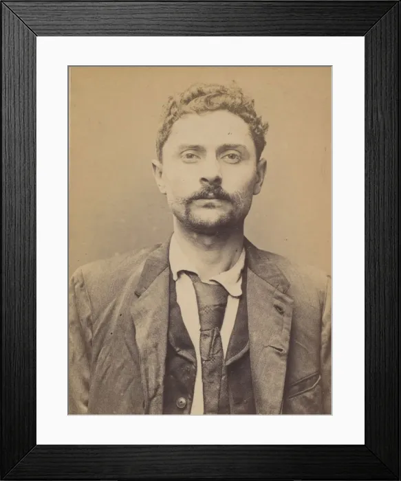 Framed Print : Ponchia. Charles, Albino. 32 ans, ne le 1 / 3 / 62 a Montanaro (Italie). Menuisier Framed Print : Ponchia. Charles, Albino. 32 ans, ne le 1 / 3 / 62 a Montanaro (Italie). Menuisier