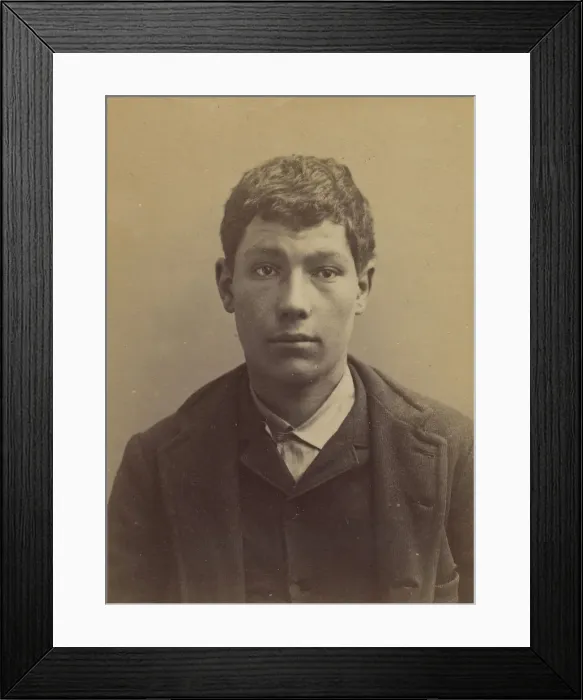Framed Print : Galau. Charles. 18 ans, ne a Nogents / Marne (Seine). Charron Framed Print : Galau. Charles. 18 ans, ne a Nogents / Marne (Seine). Charron