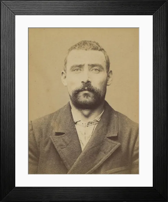 Framed Print : Vendel. Jules. 34 (ou 33) ans, ne le 2 / 4 / 61 a Chevry (Ain) Framed Print : Vendel. Jules. 34 (ou 33) ans, ne le 2 / 4 / 61 a Chevry (Ain)