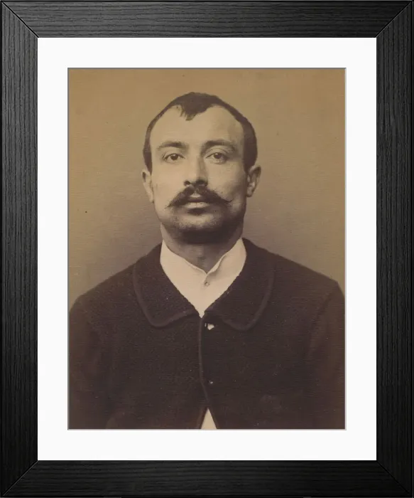 Framed Print : Rouif. Leon. 27 ans, ne a Villethierry (Yonne). Garcon boucher Framed Print : Rouif. Leon. 27 ans, ne a Villethierry (Yonne). Garcon boucher
