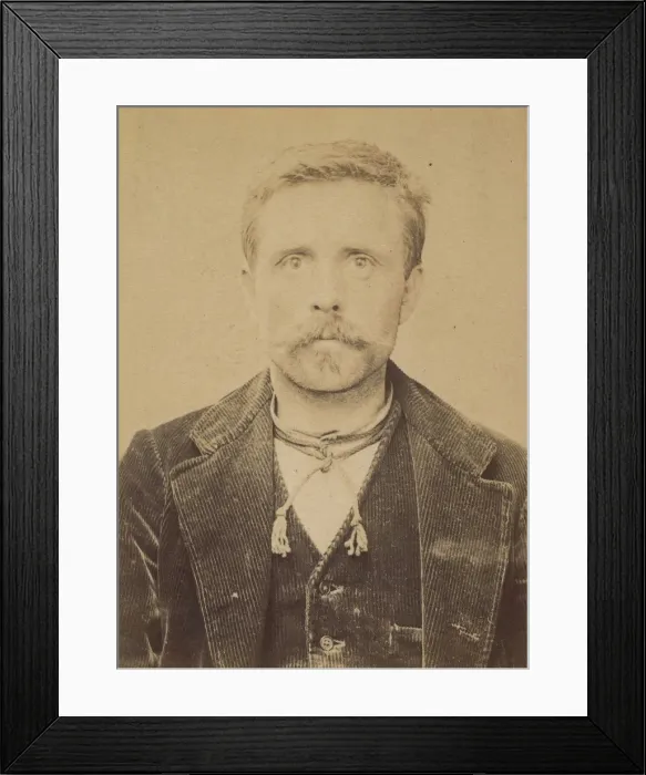 Framed Print : Moreau. Louis. 40 ans, ne le 22 / 10 / 53 a Villiers (Nievre) Framed Print : Moreau. Louis. 40 ans, ne le 22 / 10 / 53 a Villiers (Nievre)