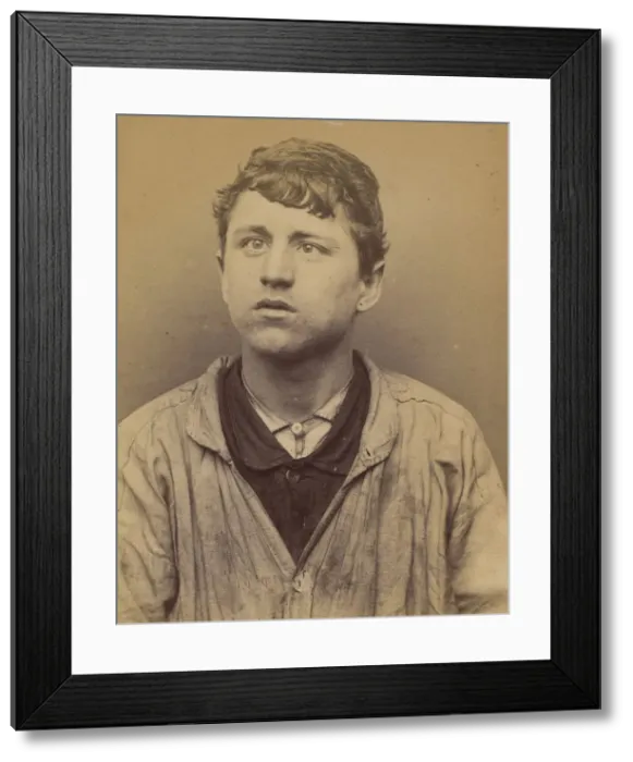 Framed Print : Monzon. Lucien, Henri, Baptiste. 18 ans, ne a Paris XXe. Couvreur. Anarchiste Framed Print : Monzon. Lucien, Henri, Baptiste. 18 ans, ne a Paris XXe. Couvreur. Anarchiste