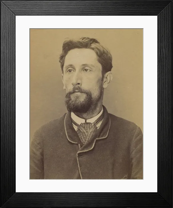 Framed Print : Kern. Jacob, Hermann. 33 ans, ne le 26 / 8 / 60 a Berlinger (Suisse). Comptable Framed Print : Kern. Jacob, Hermann. 33 ans, ne le 26 / 8 / 60 a Berlinger (Suisse). Comptable