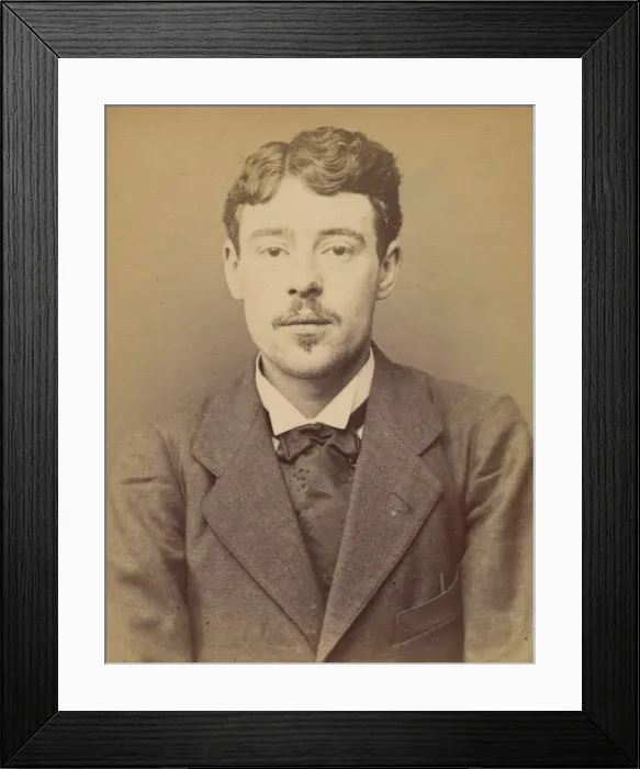 Framed Print : Hostenbock. Joseph, Louis. 22 ans, ne a Bruxelles (Belgique). Coiffeur Framed Print : Hostenbock. Joseph, Louis. 22 ans, ne a Bruxelles (Belgique). Coiffeur