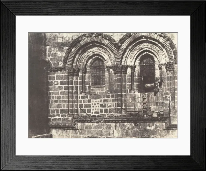Framed Print : Jerusalem, Saint-Sepulcre, Partie superieure de la facade, 1854 Framed Print : Jerusalem, Saint-Sepulcre, Partie superieure de la facade, 1854