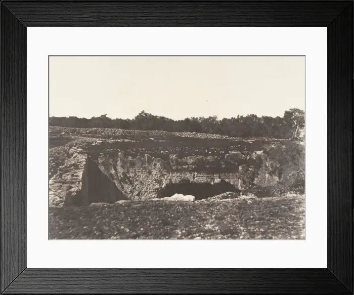 Framed Print : Jerusalem, Tombeau des rois de Juda, Cour exterieure, 1854 Framed Print : Jerusalem, Tombeau des rois de Juda, Cour exterieure, 1854