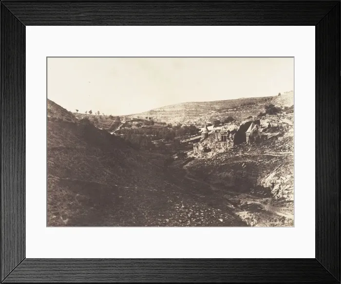 Framed Print : Jerusalem, Vallee de Josaphat, Vue generale, 1854 Framed Print : Jerusalem, Vallee de Josaphat, Vue generale, 1854