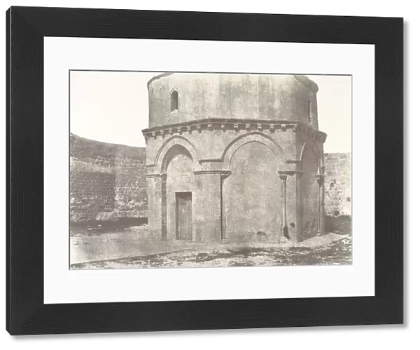 Jerusalem, Chapelle de l Ascension, 1854. Creator: Auguste Salzmann