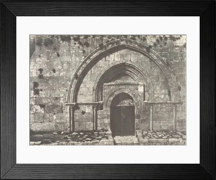 Framed Print : Jerusalem, Tombeau de la Vierge, 1854. Creator: Auguste Salzmann Framed Print : Jerusalem, Tombeau de la Vierge, 1854. Creator: Auguste Salzmann