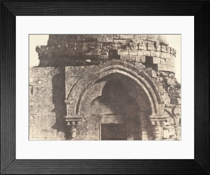 Framed Print : Jerusalem, Details de la porte d un Dome sepulcral, 1854 Framed Print : Jerusalem, Details de la porte d un Dome sepulcral, 1854