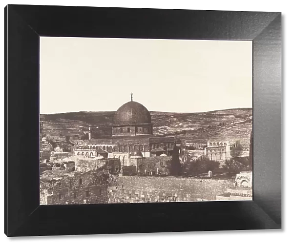 Jerusalem, Mosquee d Omar, cote ouest, 1854