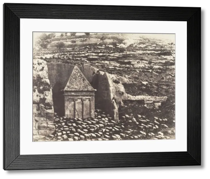 Framed Print : Jerusalem, Vallee de Josaphat, Tombeau de Zacharie, 1854 Framed Print : Jerusalem, Vallee de Josaphat, Tombeau de Zacharie, 1854