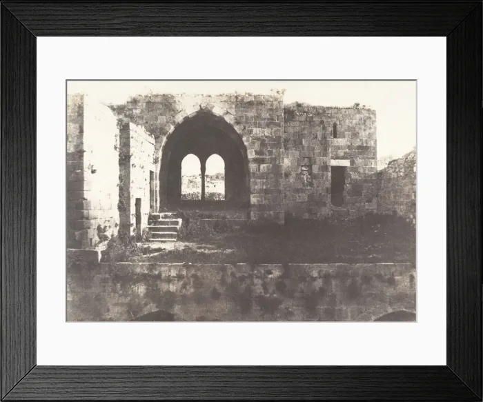 Framed Print : Jerusalem, Hospital de Sainte-Helene, Interieur, 1854
