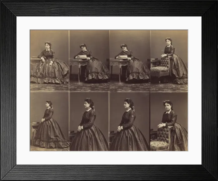 Framed Print : Schneider, May-August 1863. Creator: Andre-Adolphe-Eugene Disderi Framed Print : Schneider, May-August 1863. Creator: Andre-Adolphe-Eugene Disderi