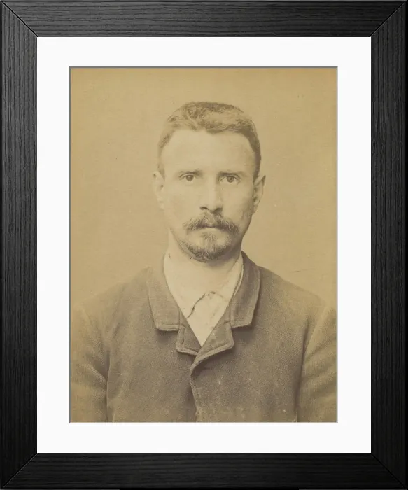 Framed Print : Labrie. Oscar, Alexandre. 33 ans, ne a Charenton (Seine). Marchand de vins Framed Print : Labrie. Oscar, Alexandre. 33 ans, ne a Charenton (Seine). Marchand de vins