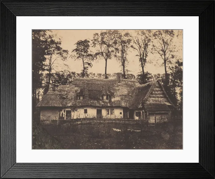 Framed Print : Ancienne Ferme a Perenchies, 1854. Creator: Alphonse Le Blondel Framed Print : Ancienne Ferme a Perenchies, 1854. Creator: Alphonse Le Blondel