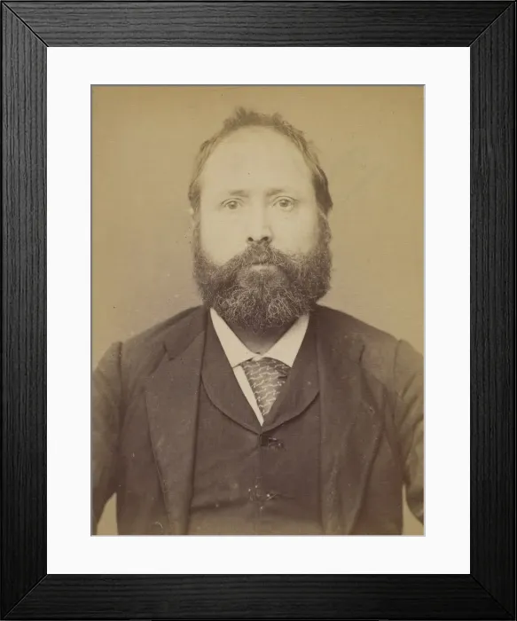 Framed Print : Daressy. Pierre. 39 ans, ne a Lherme (Haute-Garonne). Cordonnier. Anarchiste Framed Print : Daressy. Pierre. 39 ans, ne a Lherme (Haute-Garonne). Cordonnier. Anarchiste