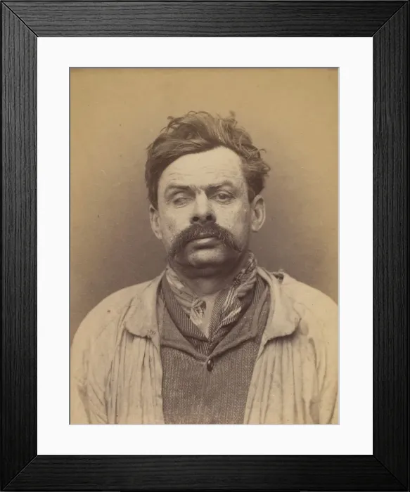 Framed Print : Birilay. Henri, Marc, Julien. 46 ans, ne a Chartres (Eure & Loir)