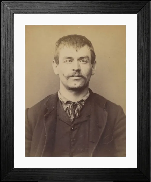 Framed Print : Charrie. Leon, Joseph. 27 ans, ne a Paris XVllle Framed Print : Charrie. Leon, Joseph. 27 ans, ne a Paris XVllle