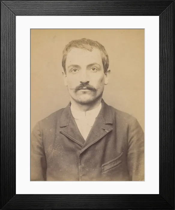 Framed Print : Landoin. Antoine, Eugene. 33 ans, ne le 16 / 11 / 60 a Quincie (Rhone) Framed Print : Landoin. Antoine, Eugene. 33 ans, ne le 16 / 11 / 60 a Quincie (Rhone)