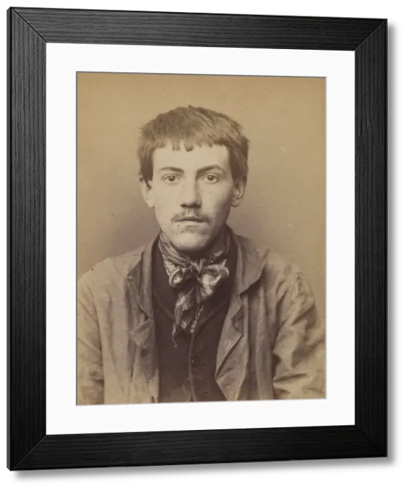 Framed Print : Bissonier. Sebastien. 19 ans, ne a St Bonnet (Allier). Journalier Framed Print : Bissonier. Sebastien. 19 ans, ne a St Bonnet (Allier). Journalier