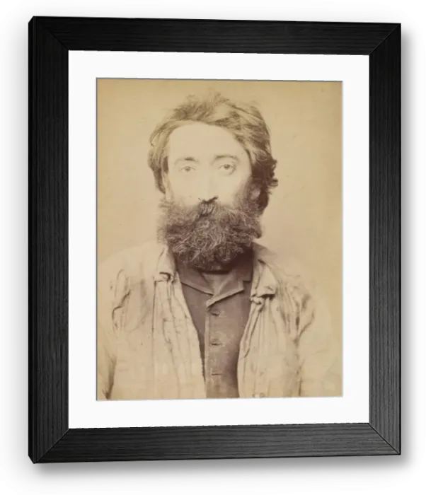 Framed Print : Hivon. Pierre. 45 ans, ne a Bourbon le Chambai (Allier). Lithographe Framed Print : Hivon. Pierre. 45 ans, ne a Bourbon le Chambai (Allier). Lithographe