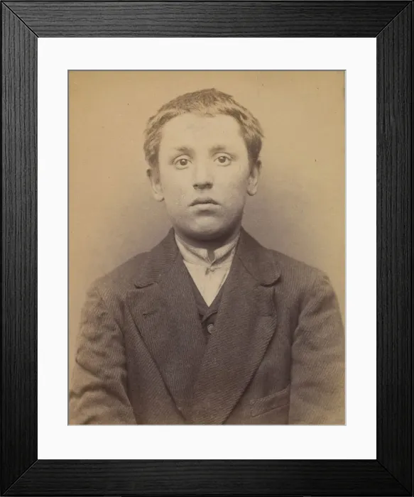 Framed Print : Colombo. Joseph (on Jean, Octave). 19 ans, ne a Paris Xlle. Monteur en bronze Framed Print : Colombo. Joseph (on Jean, Octave). 19 ans, ne a Paris Xlle. Monteur en bronze