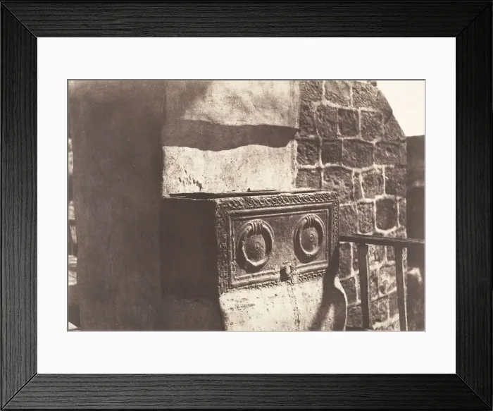 Framed Print : Jerusalem, Sarcophage judaique, 1854. Creator: Auguste Salzmann Framed Print : Jerusalem, Sarcophage judaique, 1854. Creator: Auguste Salzmann