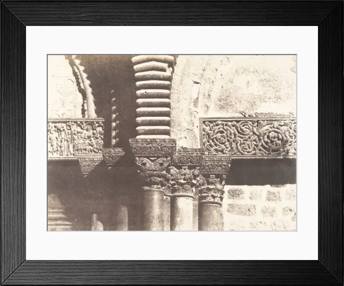 Framed Print : Jerusalem, Saint Sepulcre, details des chapiteaux, 1854 Framed Print : Jerusalem, Saint Sepulcre, details des chapiteaux, 1854
