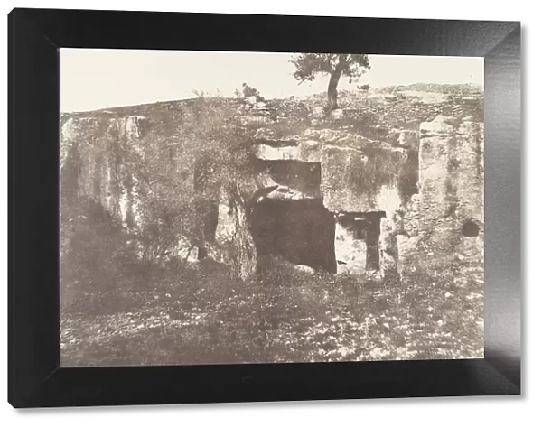 Jerusalem, Vallee de Josaphat, Grotte sepulcrale, 1, 1854