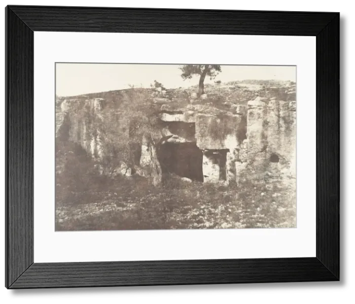 Framed Print : Jerusalem, Vallee de Josaphat, Grotte sepulcrale, 1, 1854 Framed Print : Jerusalem, Vallee de Josaphat, Grotte sepulcrale, 1, 1854