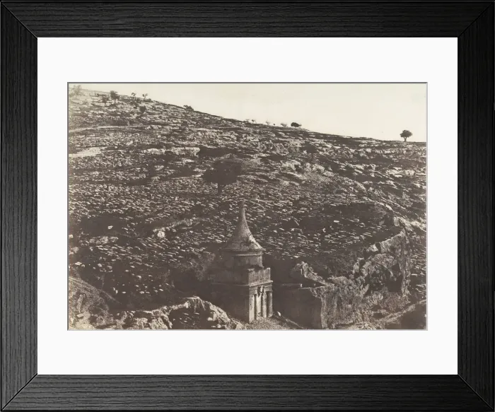 Framed Print : Jerusalem, Vallee de Josaphat, Faces Ouest et Nord, 1, 1854 Framed Print : Jerusalem, Vallee de Josaphat, Faces Ouest et Nord, 1, 1854