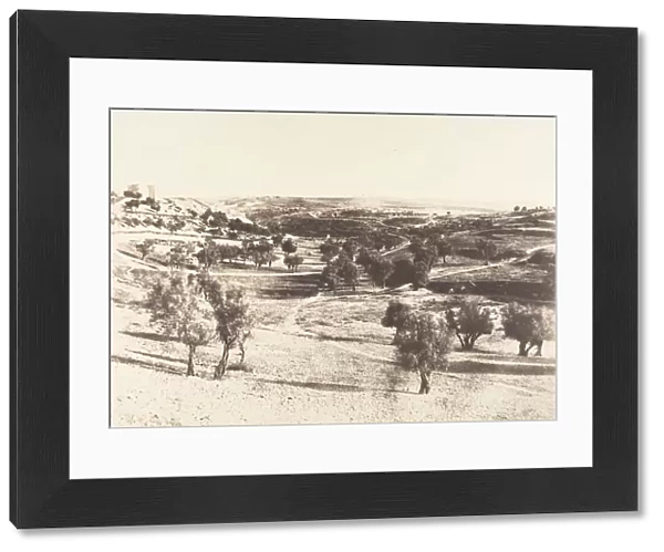 Jerusalem, Chemin de Beit-Lehem, 1854. Creator: Auguste Salzmann