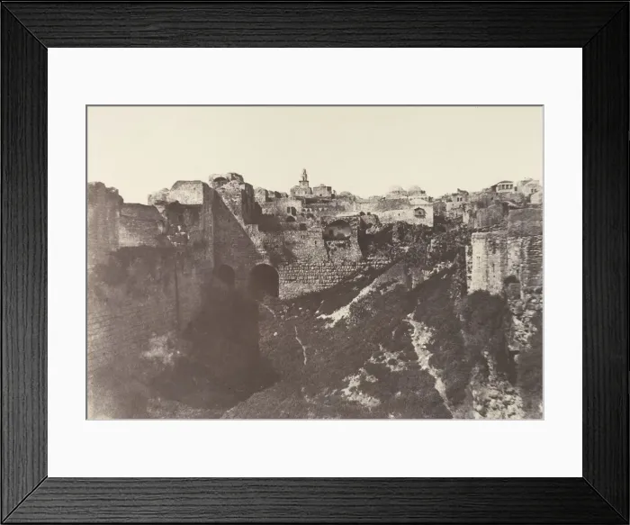 Framed Print : Jerusalem, Enceinte du Temple, Piscine probatique, 1, 1854 Framed Print : Jerusalem, Enceinte du Temple, Piscine probatique, 1, 1854