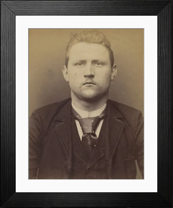Framed Print : Buhr. Victor. 25 ans, ne a Cologne (Allemagne). Peintre decorateur Framed Print : Buhr. Victor. 25 ans, ne a Cologne (Allemagne). Peintre decorateur