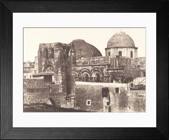 Framed Print : Jerusalem, Saint Sepulcre, vue generale, 2, 1854 Framed Print : Jerusalem, Saint Sepulcre, vue generale, 2, 1854