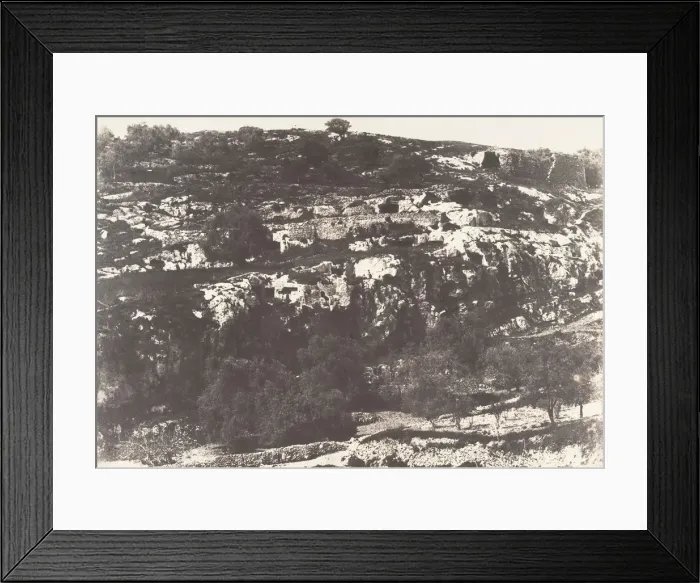 Framed Print : Jerusalem, Vallee de Hinnom, Details du flanc droit, 2, 1854 Framed Print : Jerusalem, Vallee de Hinnom, Details du flanc droit, 2, 1854