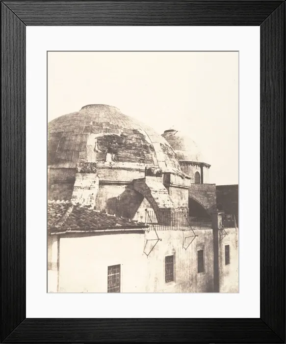 Framed Print : Jerusalem, Saint Sepulcre, coupole, 1854. Creator: Auguste Salzmann Framed Print : Jerusalem, Saint Sepulcre, coupole, 1854. Creator: Auguste Salzmann