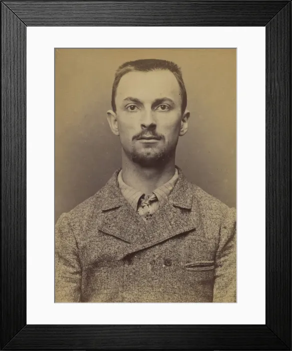 Framed Print : Chambon. Raoul. 20 ans, ne le 3 / 7 / 73 a Valreas (Vaucluse). Graveur Framed Print : Chambon. Raoul. 20 ans, ne le 3 / 7 / 73 a Valreas (Vaucluse). Graveur