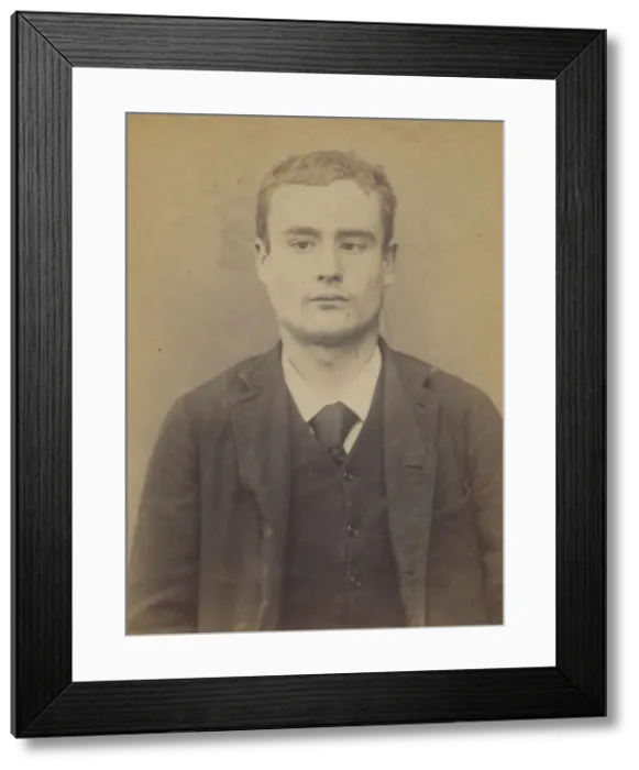 Framed Print : Chapuis. Charles, Paul. 17 ans, ne le 22 / 3 / 76 a Paris VIle. Tapissier Framed Print : Chapuis. Charles, Paul. 17 ans, ne le 22 / 3 / 76 a Paris VIle. Tapissier
