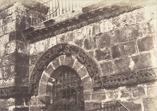 Jerusalem, Saint-Sepulcre, Details de la facade, 1854